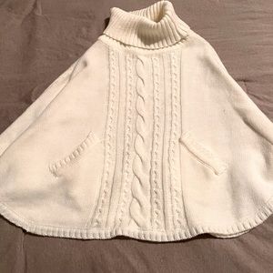 Boutique Turtle Neck Sweater Poncho